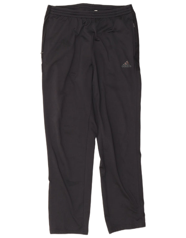 Adidas Mens Tracksuit Trousers UK 42/44 Large Black Polyester