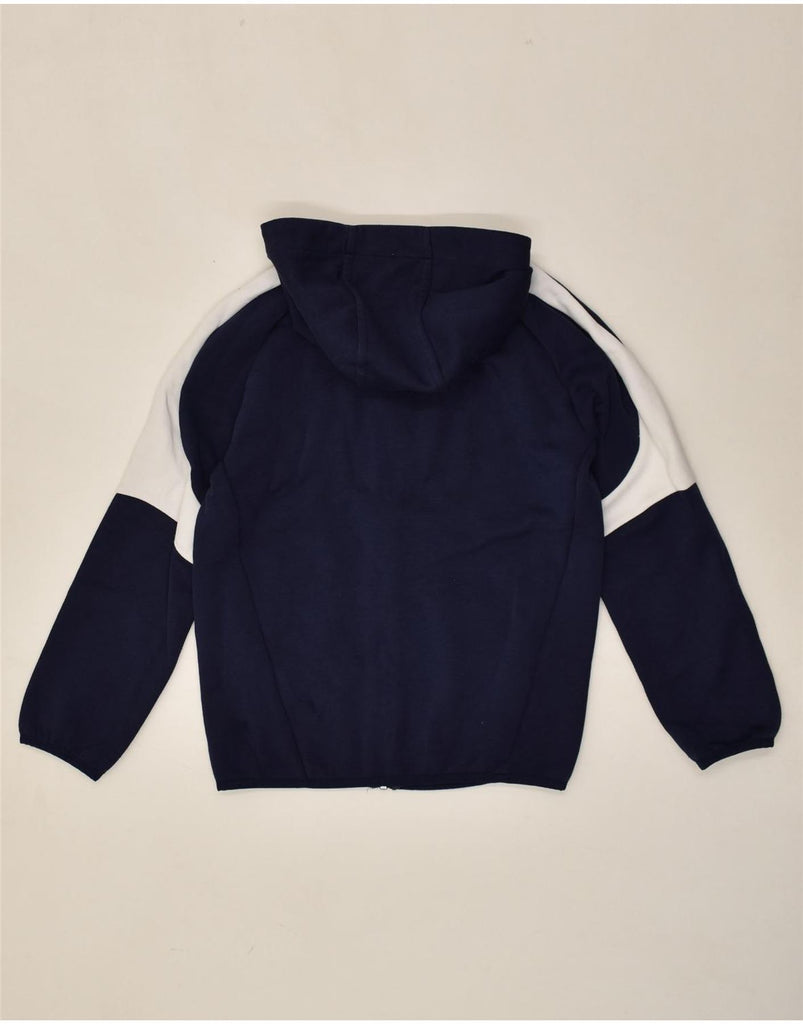 PUMA Boys Zip Hoodie Sweater 11-12 Years Navy Blue Colourblock | Vintage Puma | Thrift | Second-Hand Puma | Used Clothing | Messina Hembry 