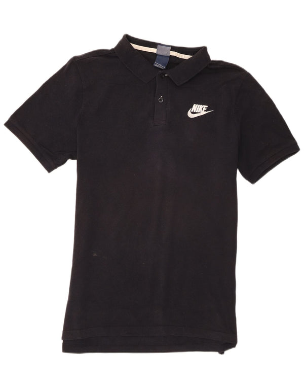 Nike Mens Polo Shirt Large Navy Blue Cotton