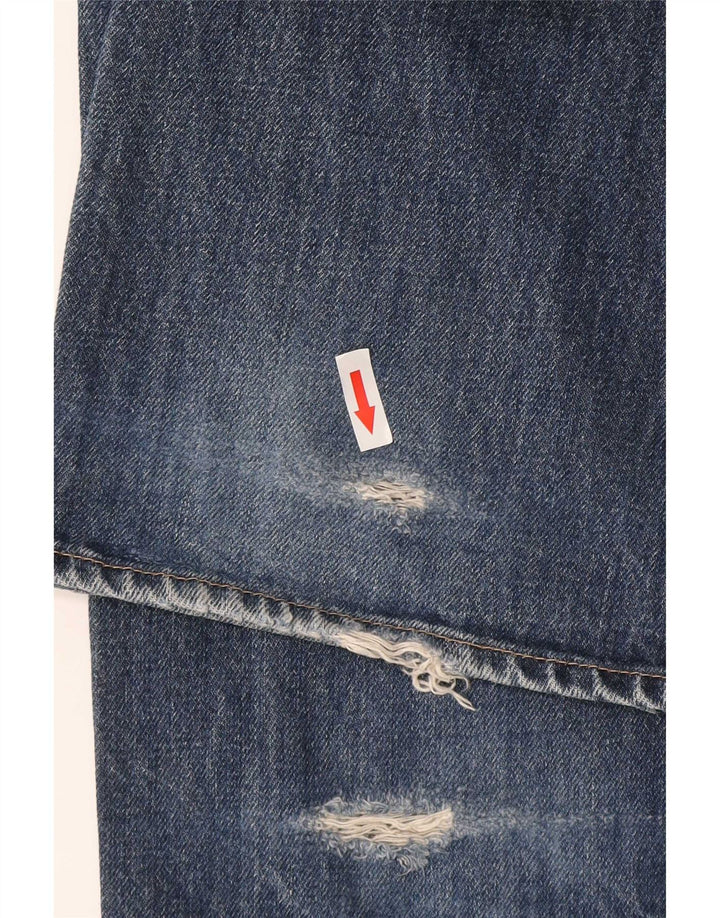 Diesel Mens Straight Jeans W30 L29 Blue Cotton