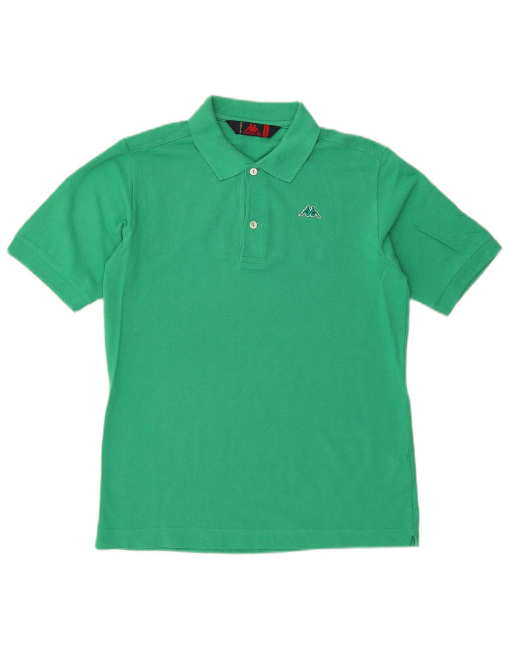 Kappa Mens Polo Shirt XS Green Cotton