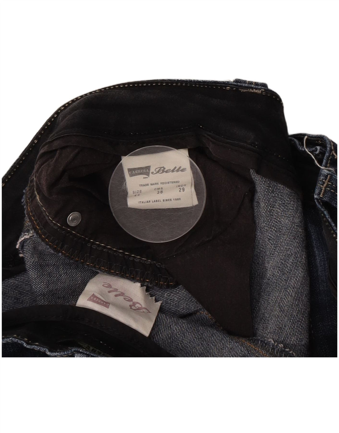 Carrera Womens Slim Jeans IT 44 Medium W29 L32 Navy Blue Cotton