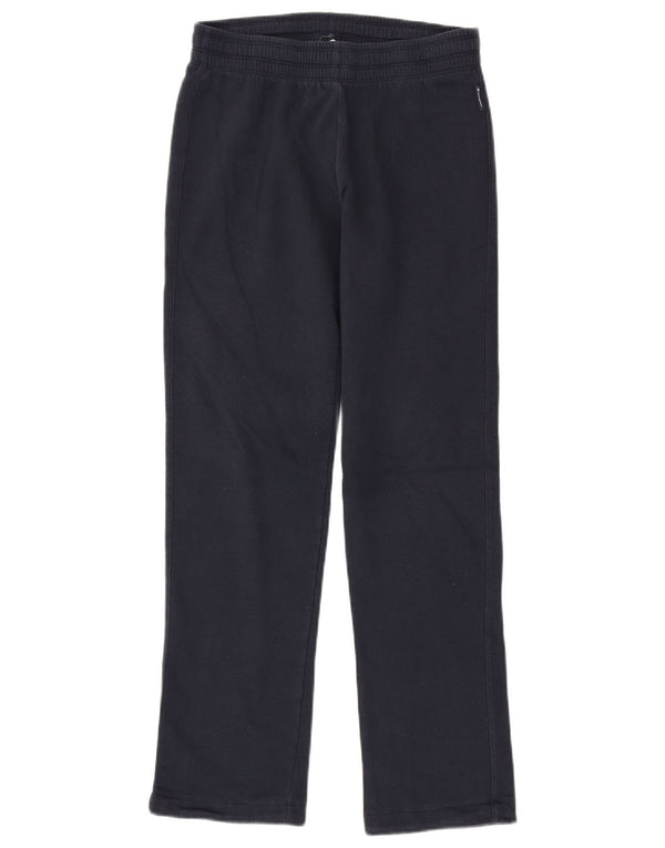 Champion Womens Tracksuit Trousers UK 10 Small Navy Blue Cotton