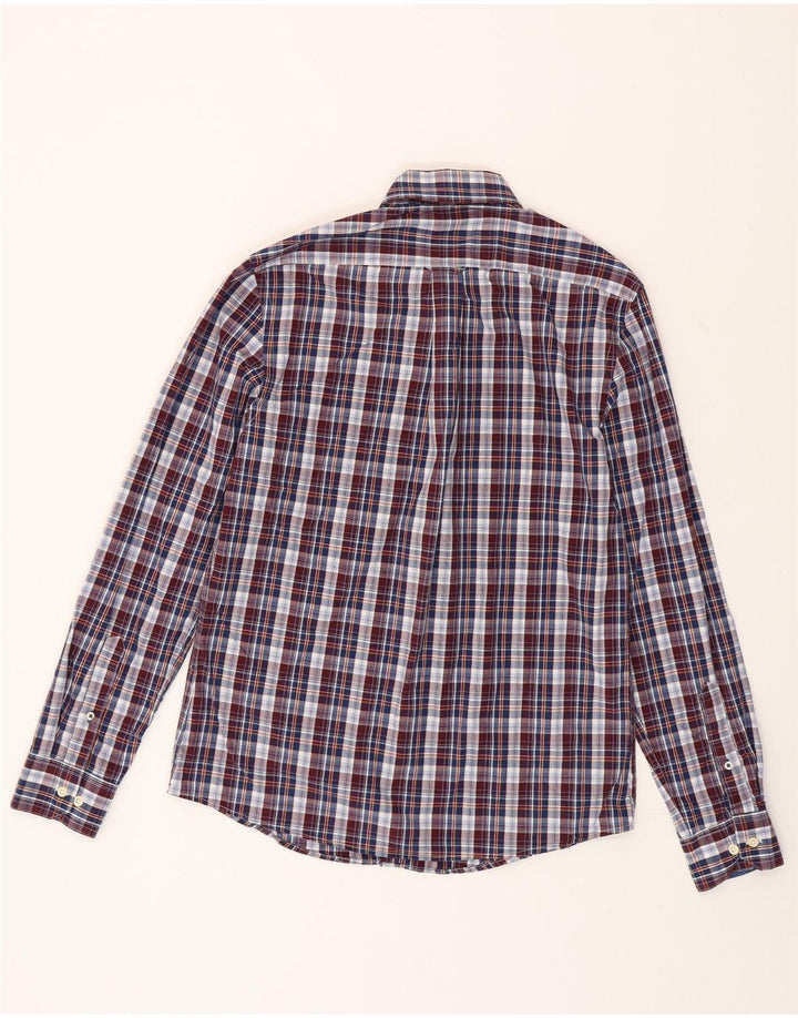 Izod Mens Shirt Medium Multicoloured Check Cotton