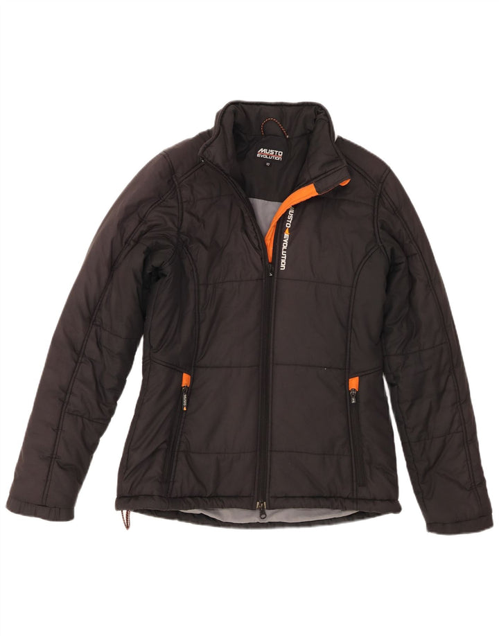 Musto Womens Padded Jacket UK 10 Small Black Polyester