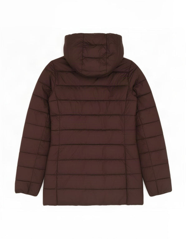 Refrigue Womens Hooded Padded Jacket UK 10 Small Brown