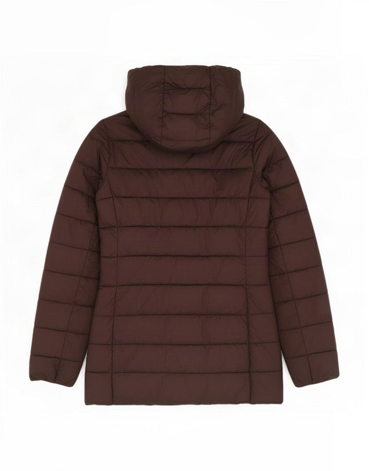 Refrigue Womens Hooded Padded Jacket UK 10 Small Brown