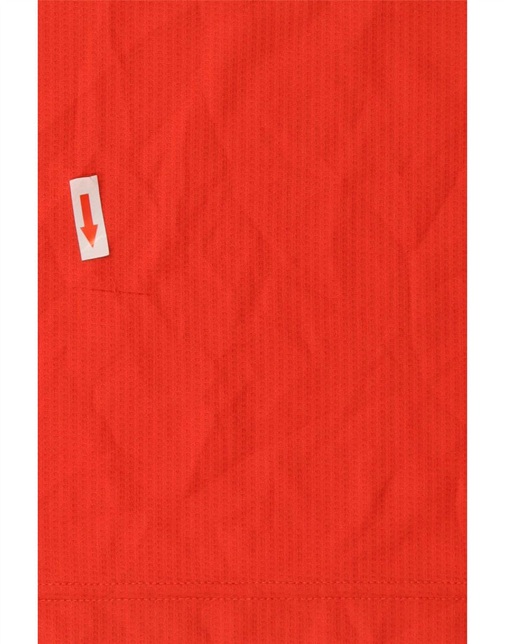 Adidas Mens Climacool T-Shirt Top Medium Red Colourblock Polyester
