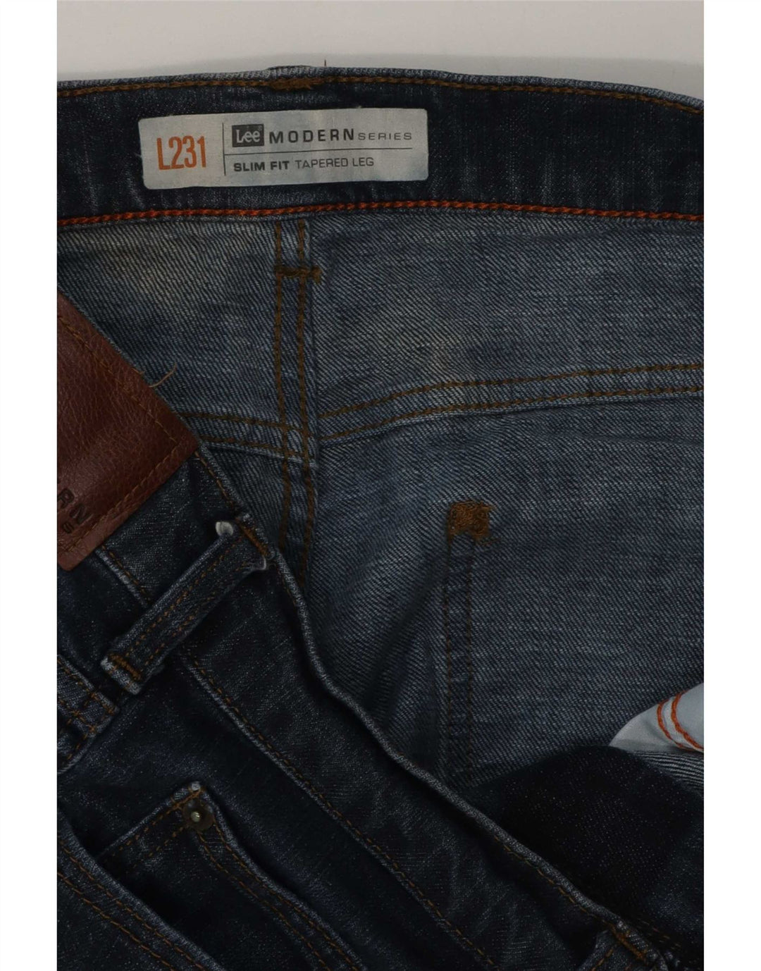 Lee Mens Tapered Slim Jeans W36 L28 Blue