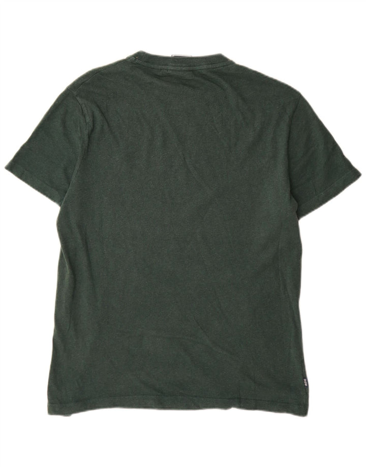 Superdry Mens T-Shirt Top Medium Green Cotton