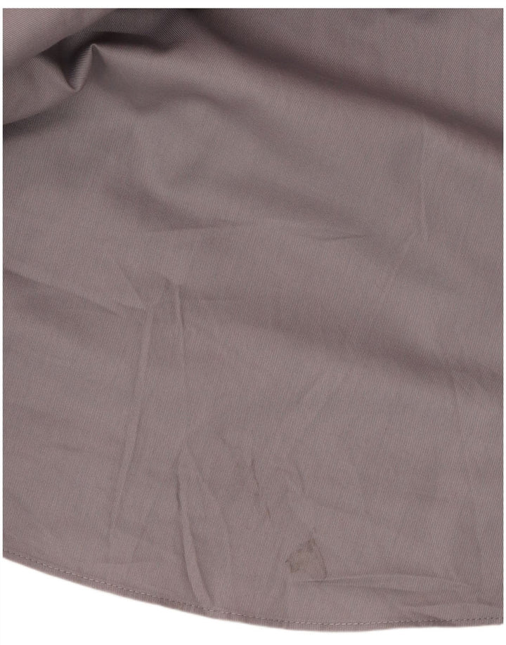 Izod Mens Shirt Size 17 1/2 XL Grey Cotton