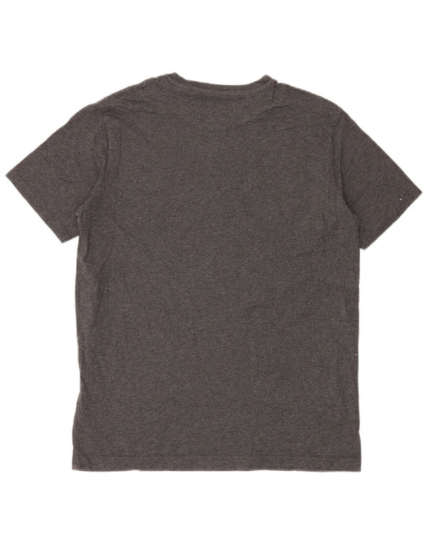 Penguin Mens T-Shirt Top Large Grey Cotton