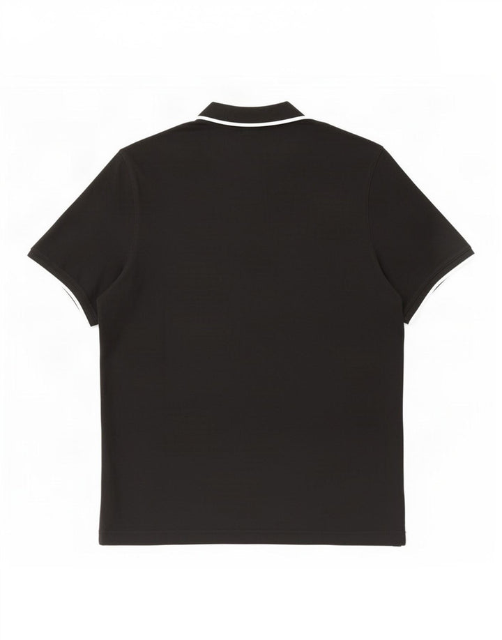 Reebok Mens Polo Shirt 2XL Black Cotton