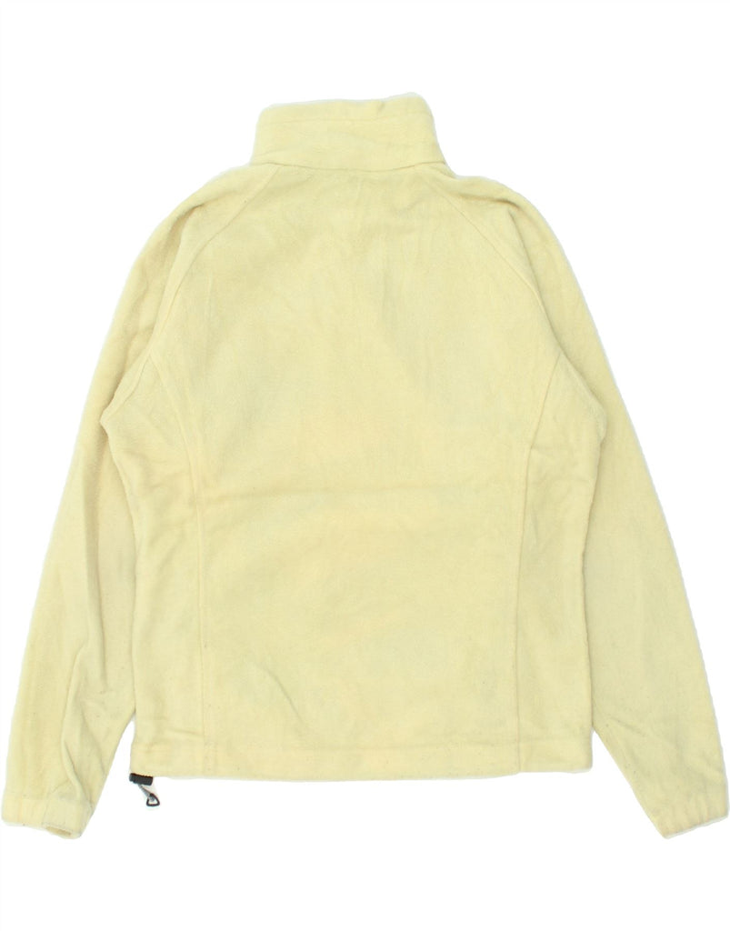 COLUMBIA Womens Fleece Jacket UK 14 Medium Yellow Polyester | Vintage Columbia | Thrift | Second-Hand Columbia | Used Clothing | Messina Hembry 