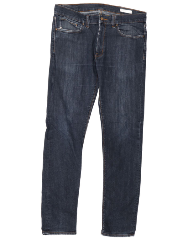 Marks & Spencer Mens Skinny Jeans W34 L33 Blue Cotton