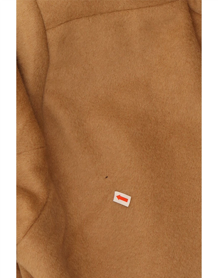 Max Mara Womens Double Breasted Coat UK 12 Medium Beige Camelhair Classic