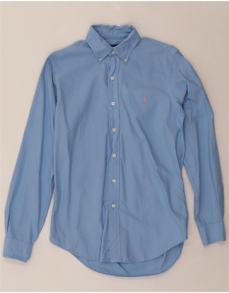 RALPH LAUREN Mens Classic Fit Shirt XS Blue Cotton Vintage Ralph Lauren and Second-Hand Ralph Lauren from Messina Hembry 