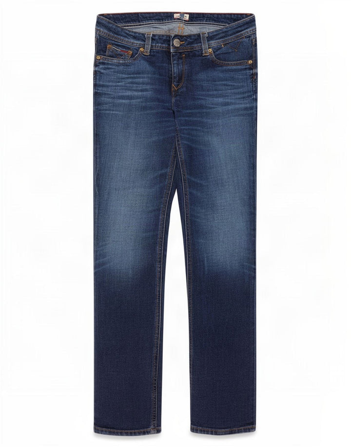 Tommy Hilfiger Womens Slim Jeans W28 L32 Blue Cotton