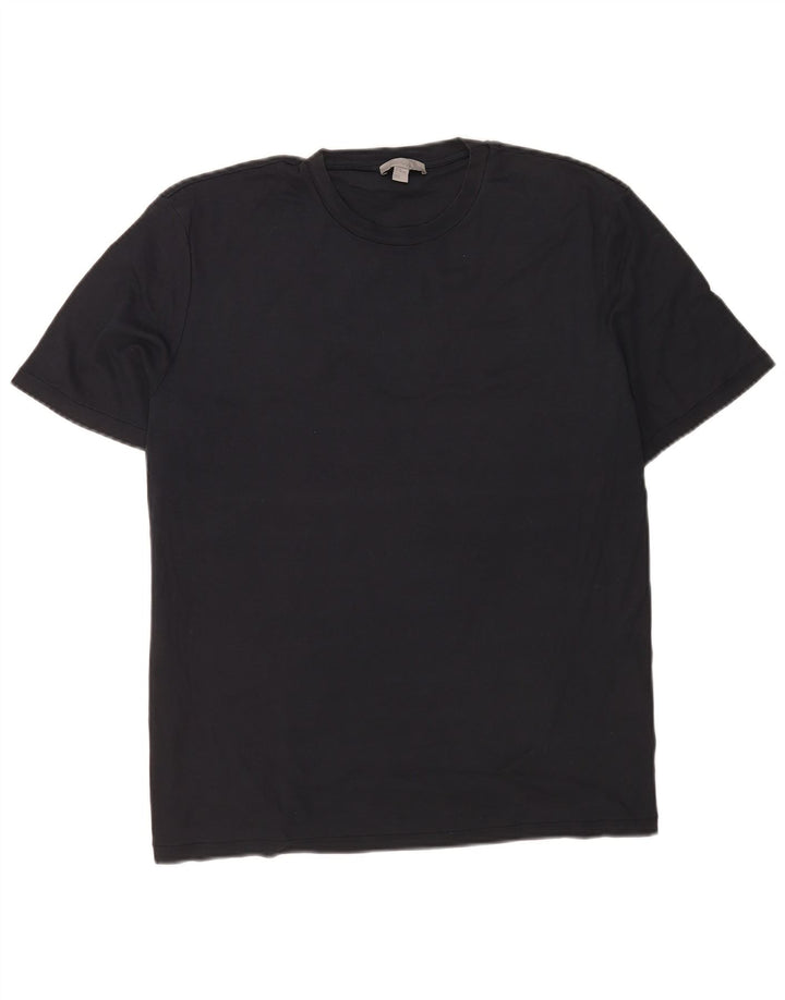 Cos Mens T-Shirt Top XL Navy Blue Cotton