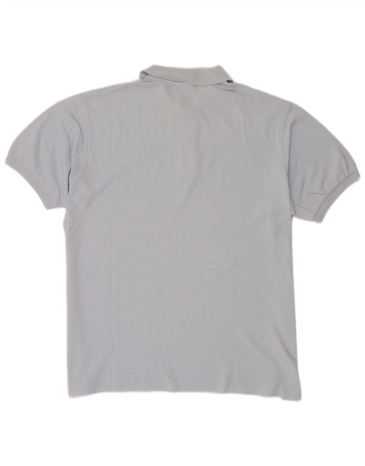 LACOSTE Mens Polo Shirt Size 6 XL Blue Cotton