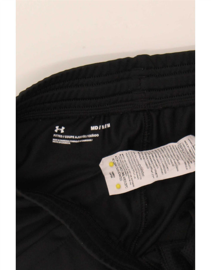 Under Armour Mens Tracksuit Trousers Medium Black Polyester