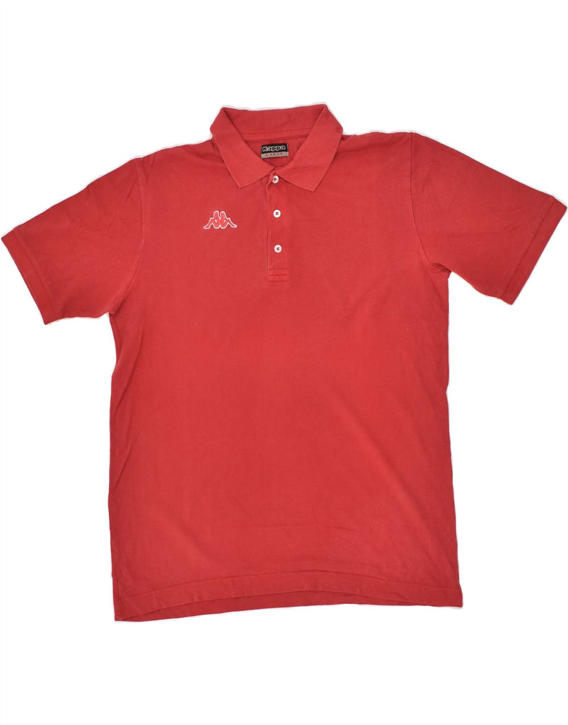 KAPPA Mens Polo Shirt Large Red Cotton | Vintage Kappa | Thrift | Second-Hand Kappa | Used Clothing | Messina Hembry 