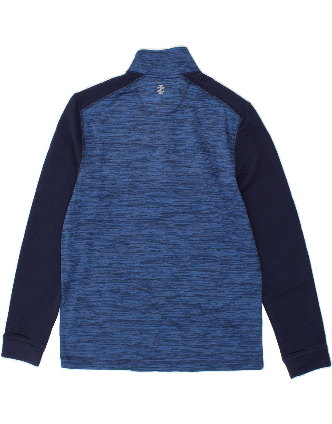 IZOD Mens Zip Neck Pullover Tracksuit Top Small Blue Colourblock Polyester Vintage Izod and Second-Hand Izod from Messina Hembry 