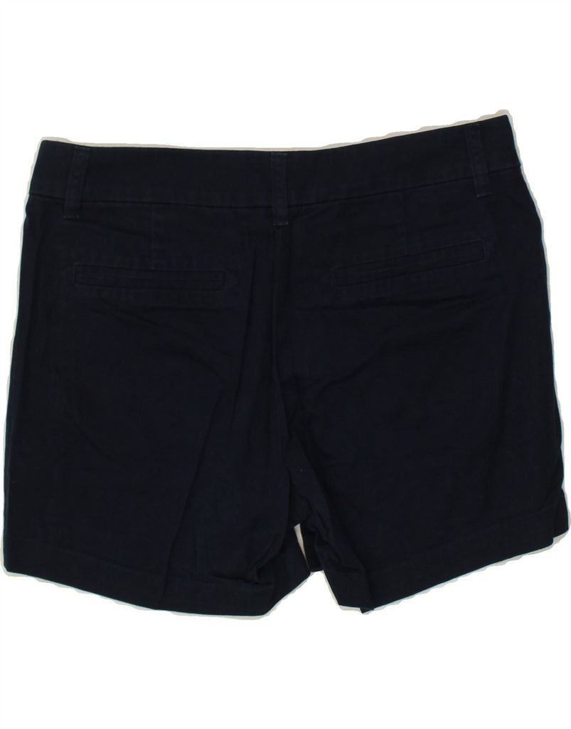 J. CREW Womens Chino Shorts US 4 Small W30  Navy Blue Cotton | Vintage J. Crew | Thrift | Second-Hand J. Crew | Used Clothing | Messina Hembry 