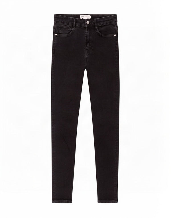 Zara Womens Skinny Jeans EU 34 2XS W24 L28 Black