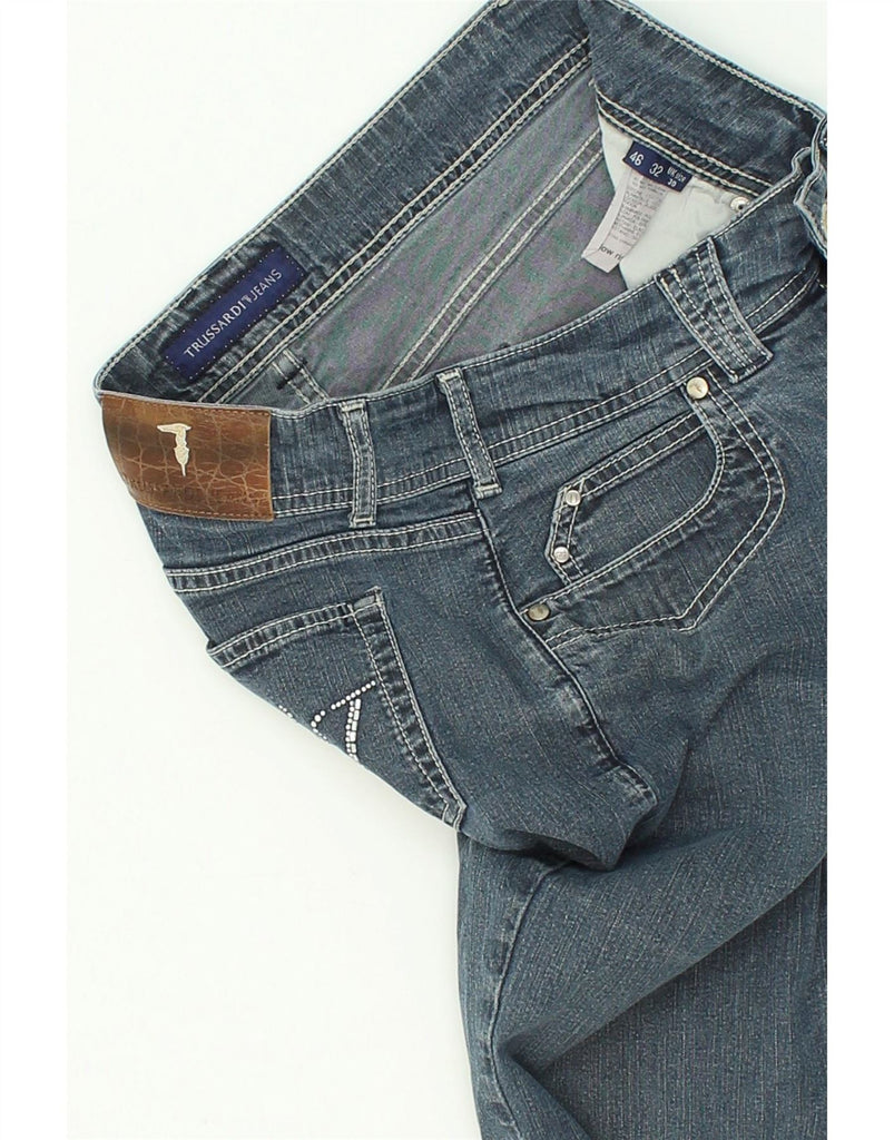 TRUSSARDI Womens Straight Jeans W30 L30  Blue Cotton Vintage Trussardi and Second-Hand Trussardi from Messina Hembry 