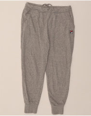 FILA Mens Tracksuit Trousers Joggers Large  Grey Cotton