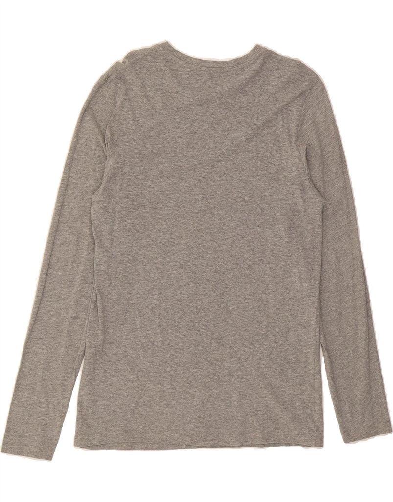 JACK & JONES Mens Graphic Top Long Sleeve Large Grey Cotton Vintage Jack & Jones and Second-Hand Jack & Jones from Messina Hembry 