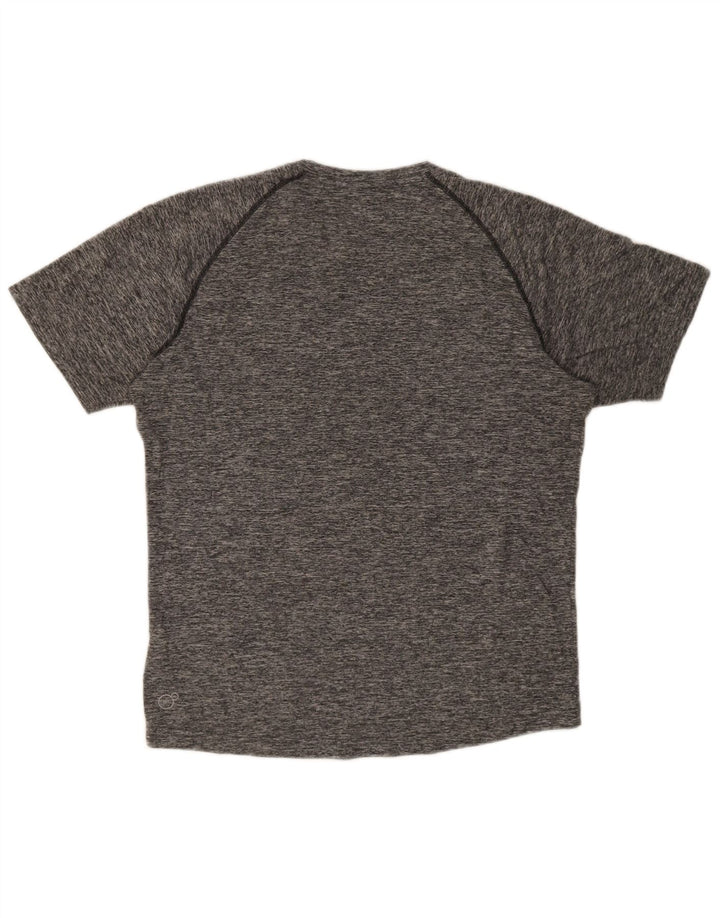 Puma Mens T-Shirt Top Medium Grey Flecked Polyester