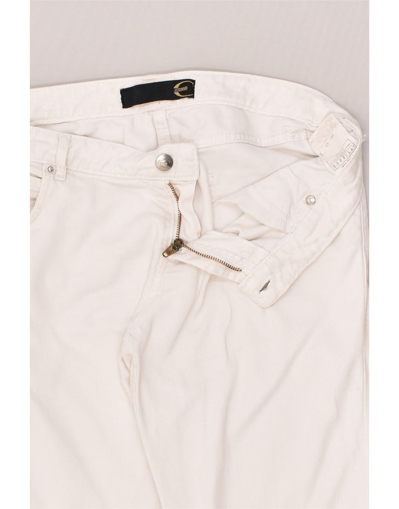 JUST CAVALLI Womens Slim Jeans W29 L28  White Cotton | Vintage Just Cavalli | Thrift | Second-Hand Just Cavalli | Used Clothing | Messina Hembry 