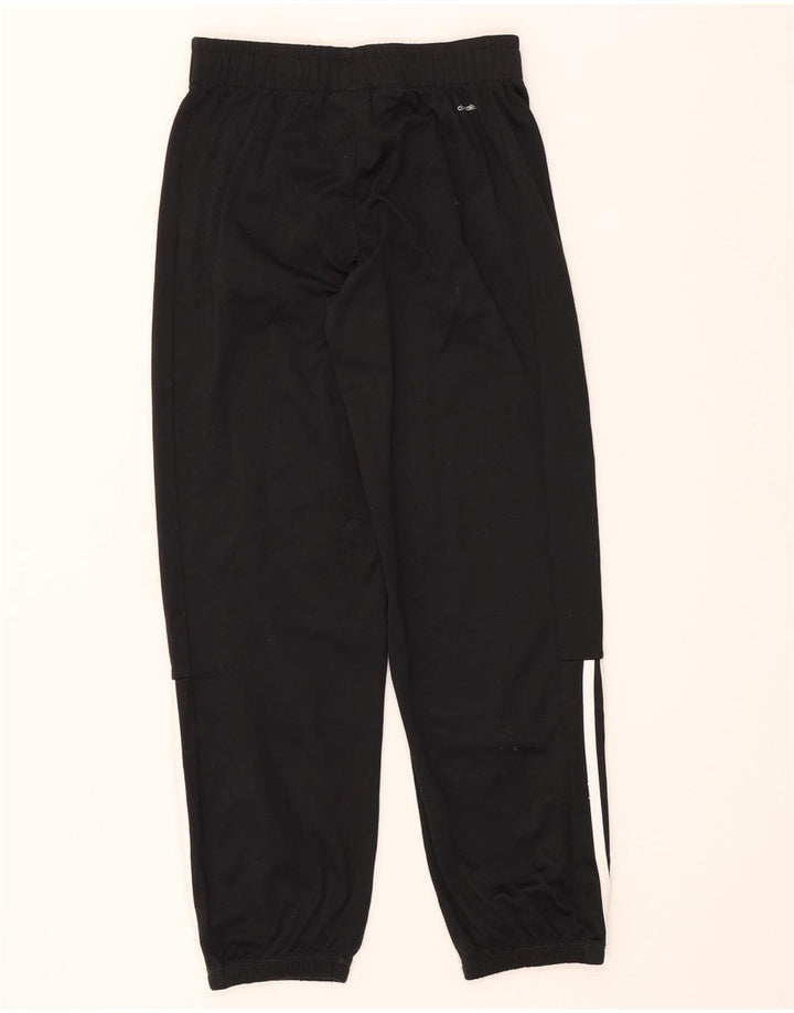 Adidas Boys Tracksuit Trousers Joggers 11-12 Years  Black Polyester