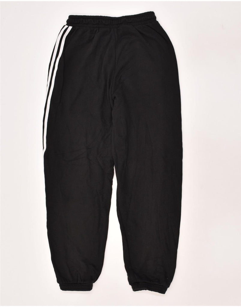 ADIDAS Womens Tracksuit Trousers Joggers UK 10 Small  Black Cotton | Vintage Adidas | Thrift | Second-Hand Adidas | Used Clothing | Messina Hembry 