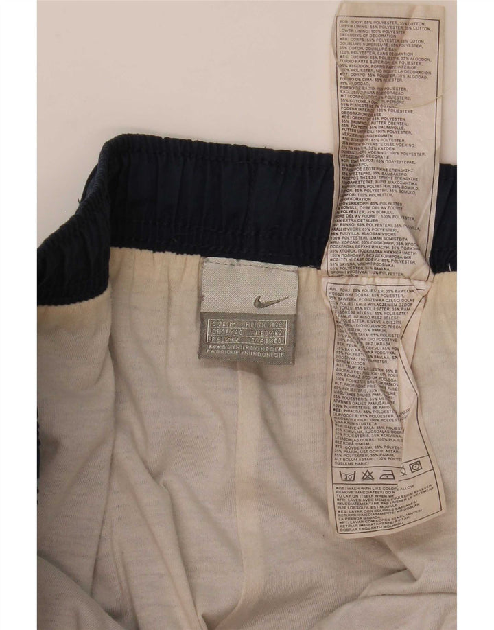 Nike Mens Tracksuit Trousers Medium Navy Blue Polyester