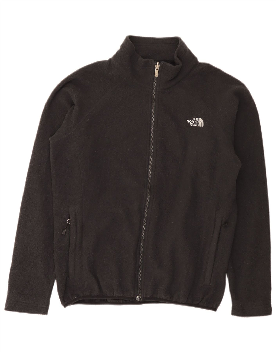 The North Face Womens Fleece Jacket UK 14 Medium Black Polyester