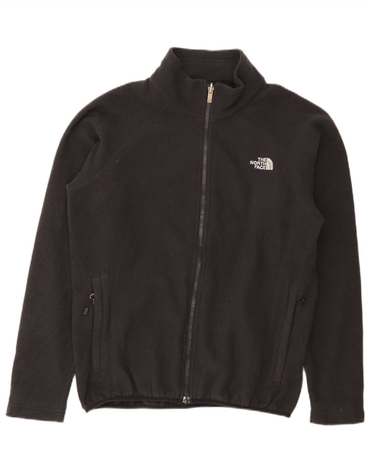 The North Face Womens Fleece Jacket UK 14 Medium Black Polyester