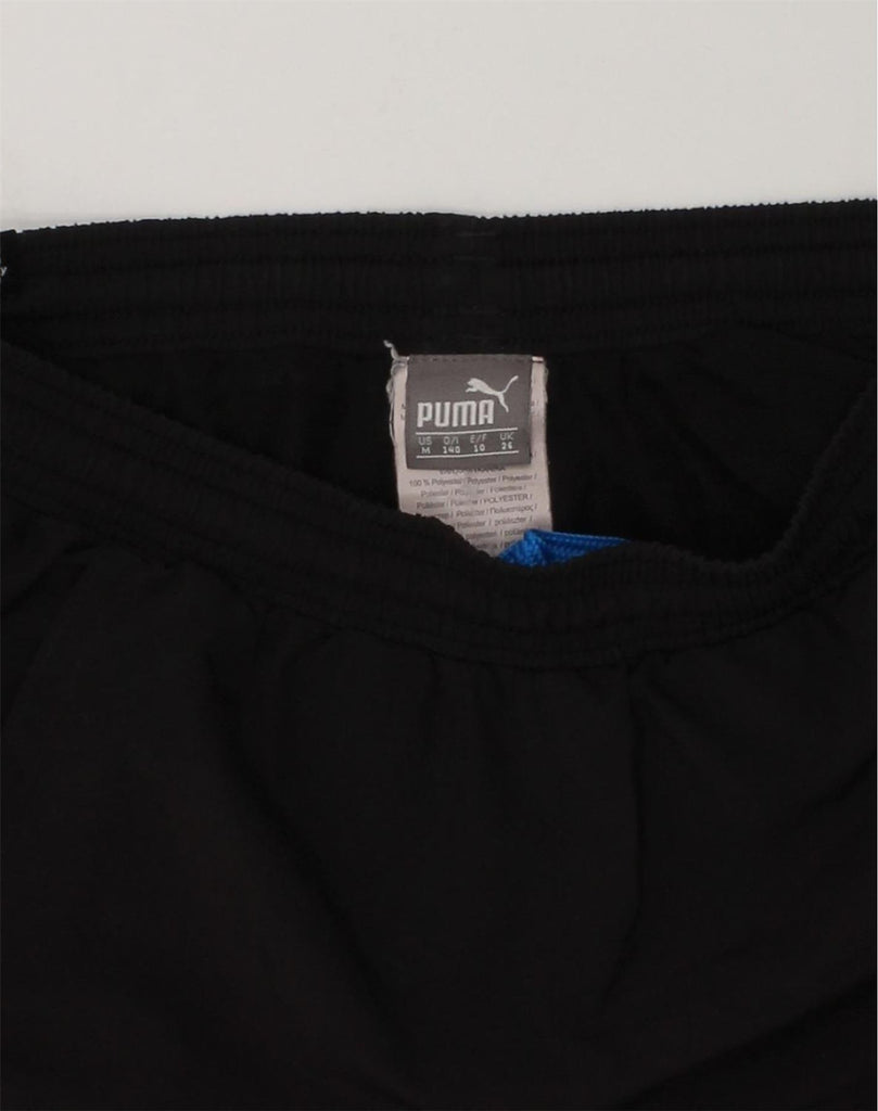 PUMA Boys Graphic Sport Shorts 9-10 Years  Black Polyester | Vintage Puma | Thrift | Second-Hand Puma | Used Clothing | Messina Hembry 