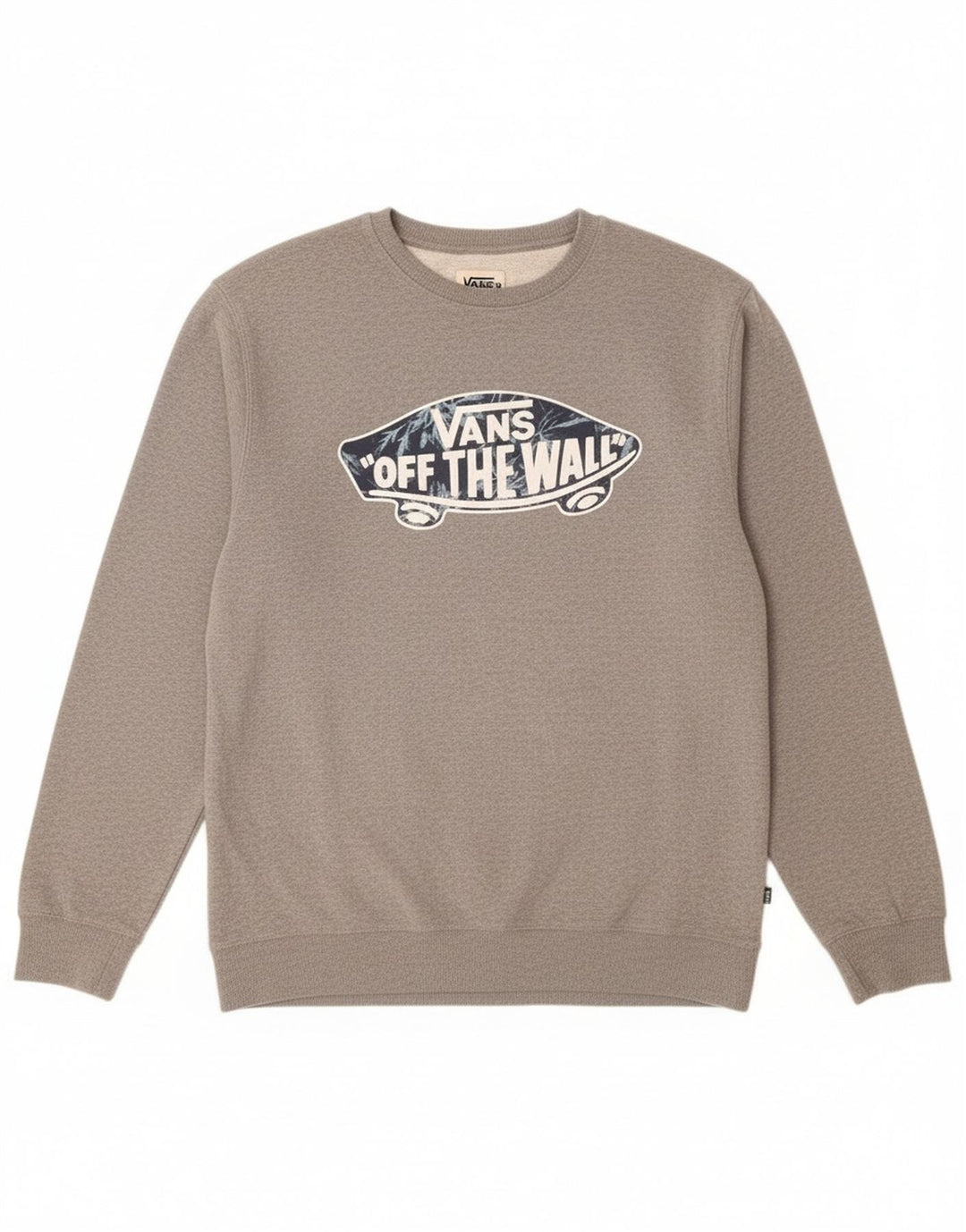 Vans Mens Graphic Sweatshirt Jumper XL Grey Cotton