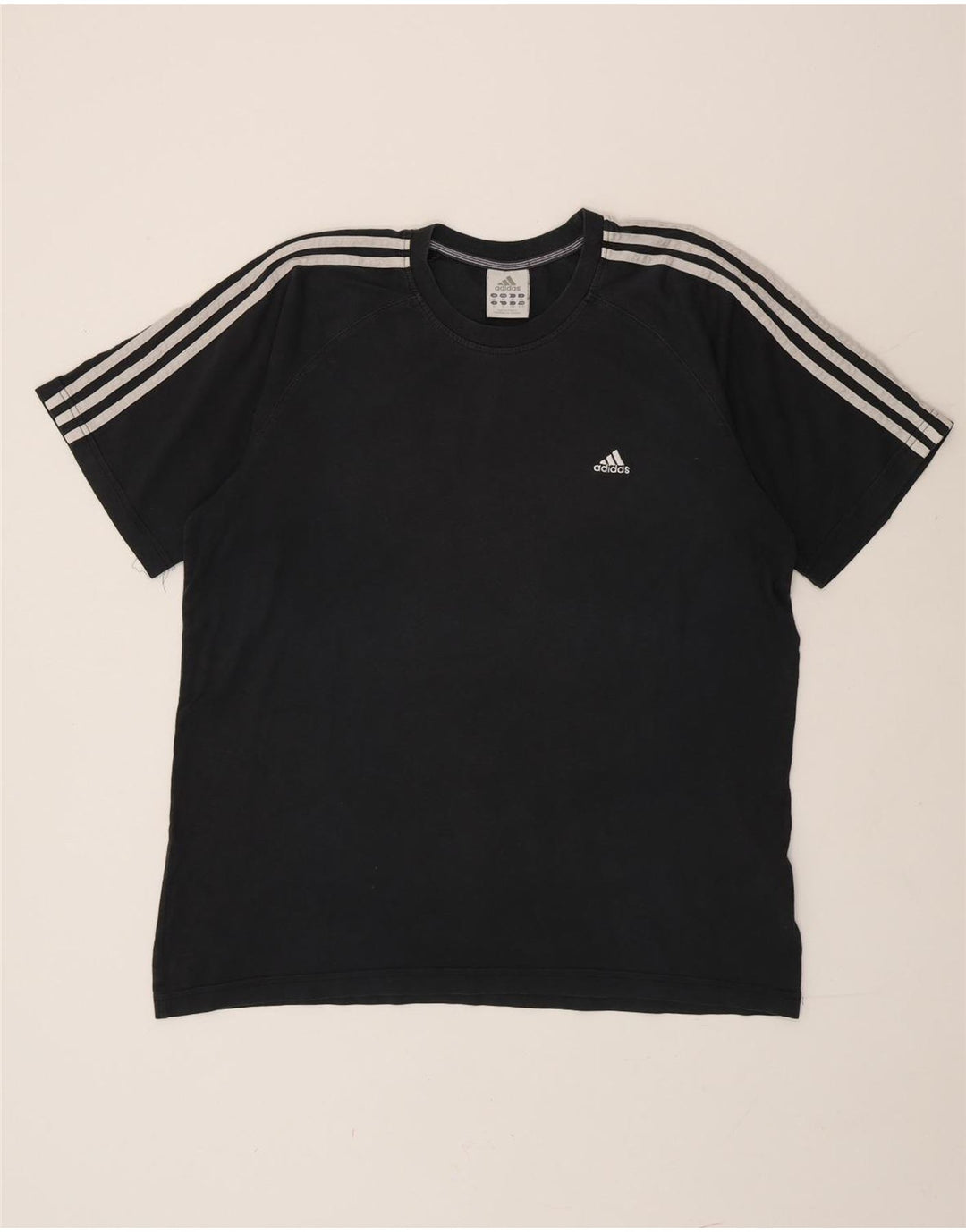 Adidas Mens T-Shirt Top XL Navy Blue Cotton