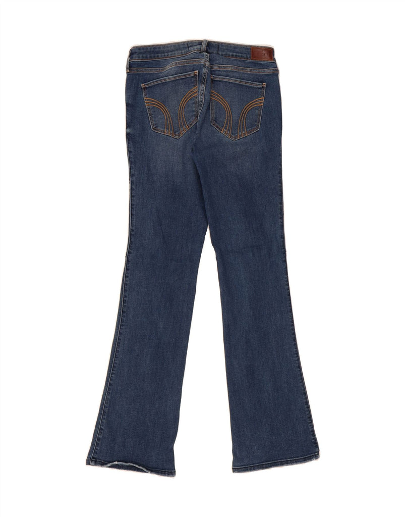 HOLLISTER Womens Distressed Low Waist Bootcut Jeans W29 L30 Blue Cotton Vintage Hollister and Second-Hand Hollister from Messina Hembry 