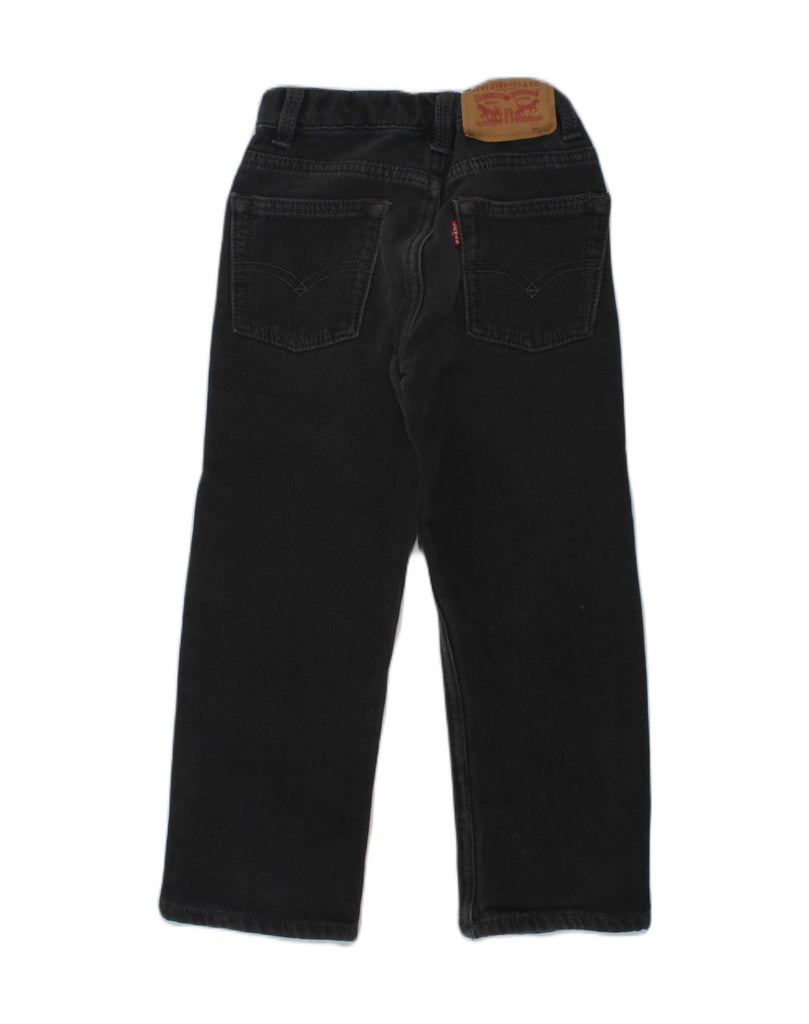 LEVI'S Boys 511 Straight Jeans 4-5 Years W22 L18 Black Cotton | Vintage Levi's | Thrift | Second-Hand Levi's | Used Clothing | Messina Hembry 