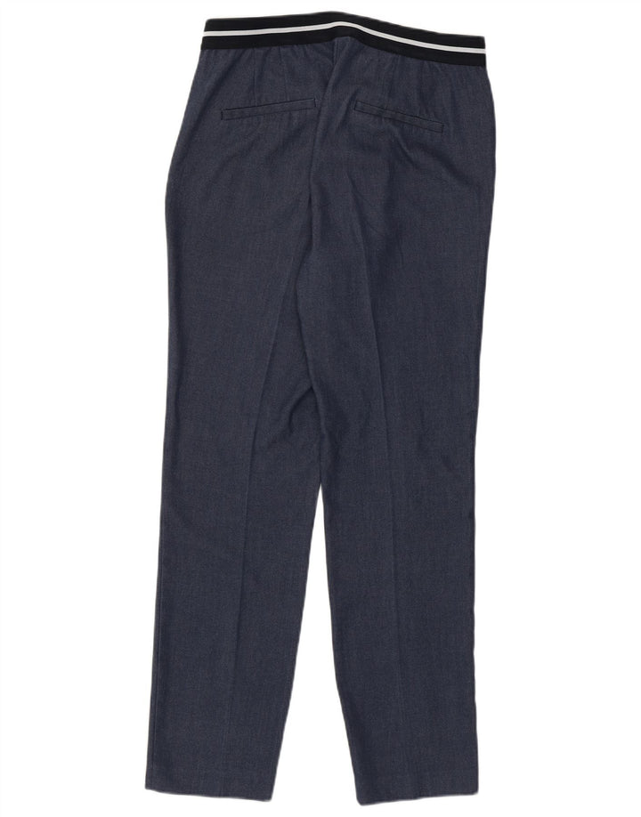 Zara Womens Tapered Chino Trousers Medium W28 L27 Blue Polyester
