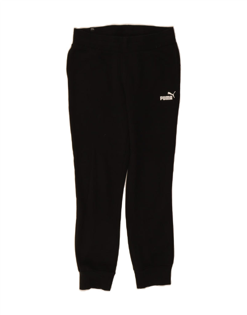 PUMA Womens Tracksuit Trousers Joggers UK 12 Medium Black Cotton Vintage Puma and Second-Hand Puma from Messina Hembry 