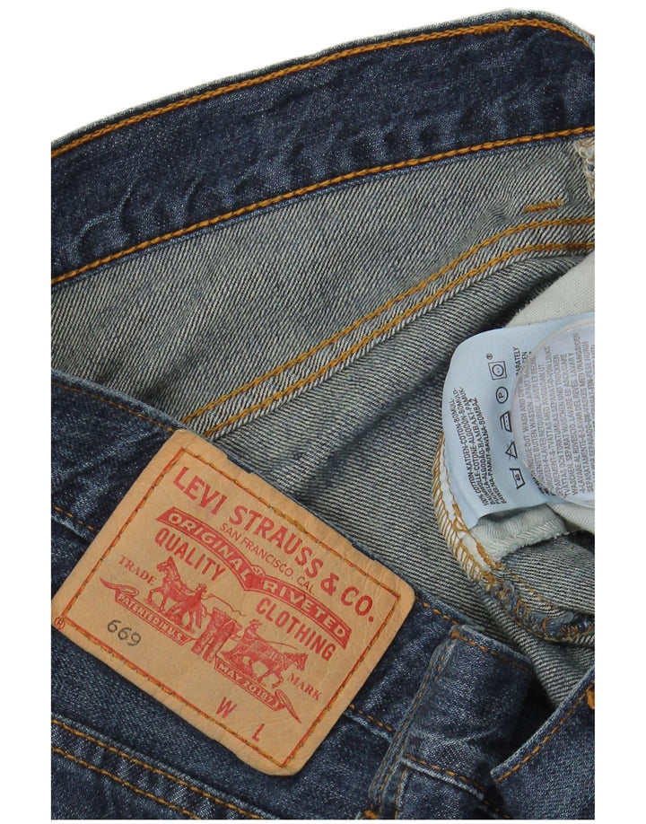 Levi's Womens 669 Denim Skirt W32 Large  Blue Cotton