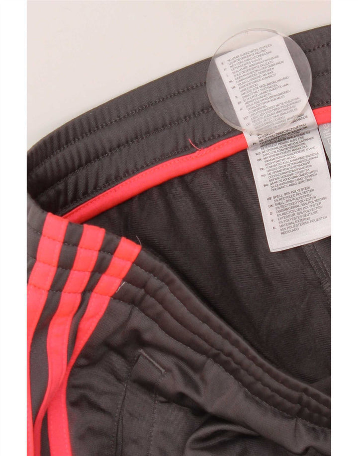 Adidas Womens Tracksuit Trousers UK 8/10 Small Grey Polyester