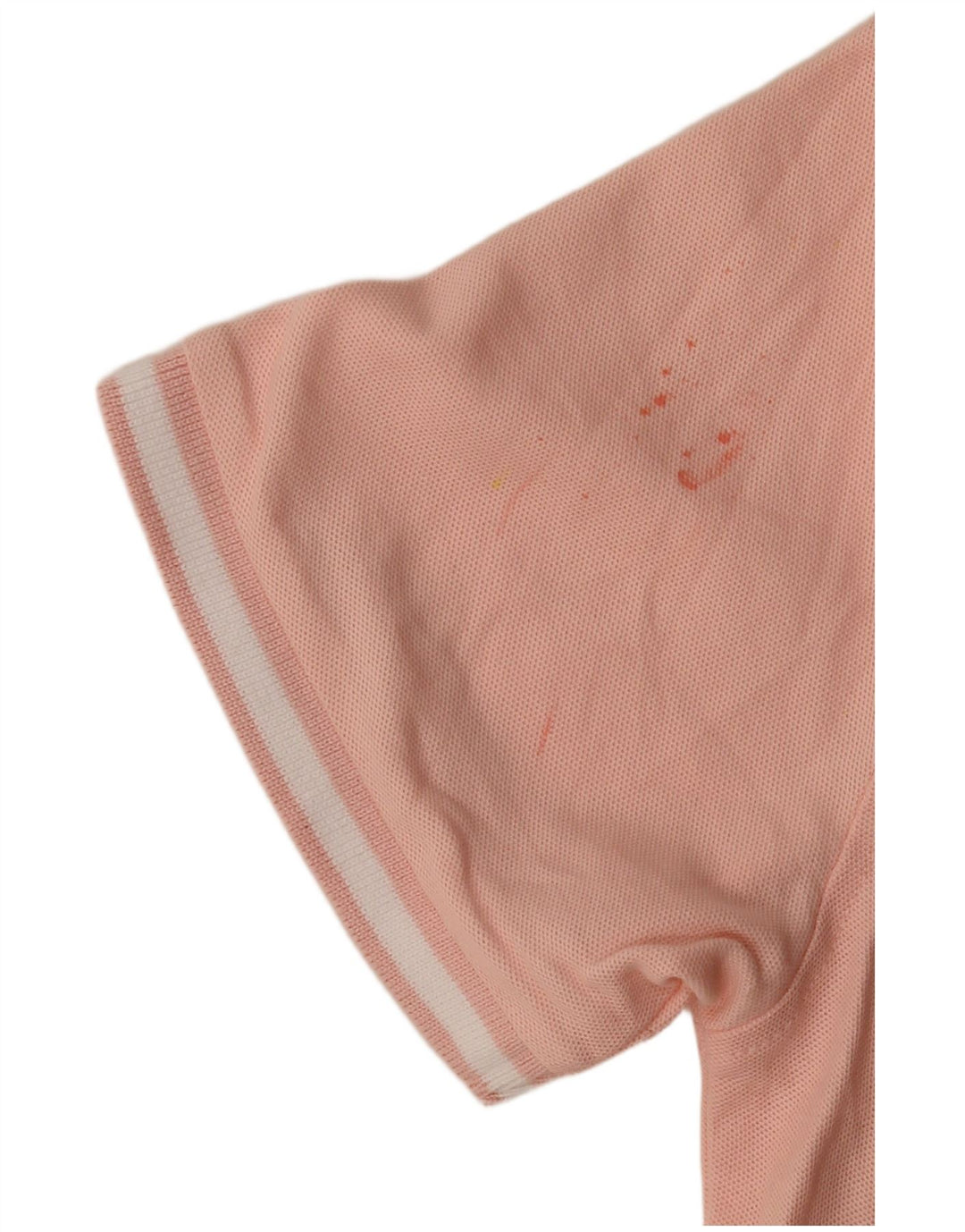Penguin Mens Polo Shirt Small Pink Striped Cotton