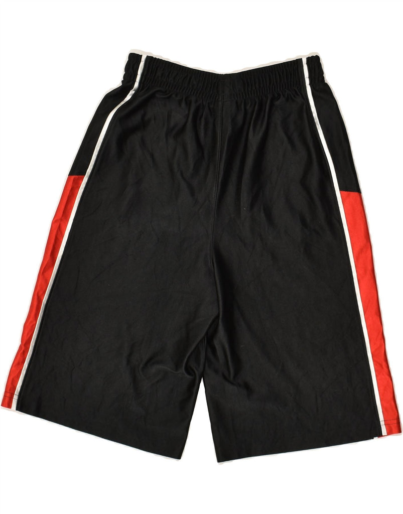 UNDER ARMOUR Boys Graphic Sport Shorts 11-12 Years Large Black Colourblock | Vintage Under Armour | Thrift | Second-Hand Under Armour | Used Clothing | Messina Hembry 